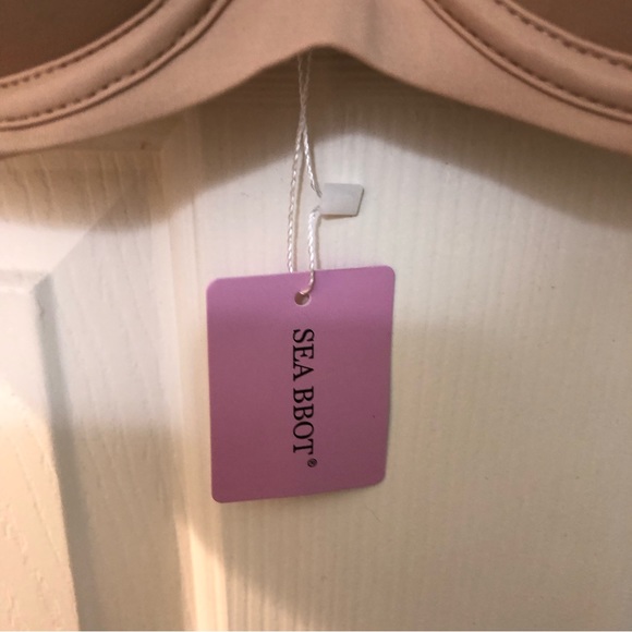 SEA BBOT Push Up Bra Women's Size 34C Beige Underwire Convertible - Picture 4 of 5